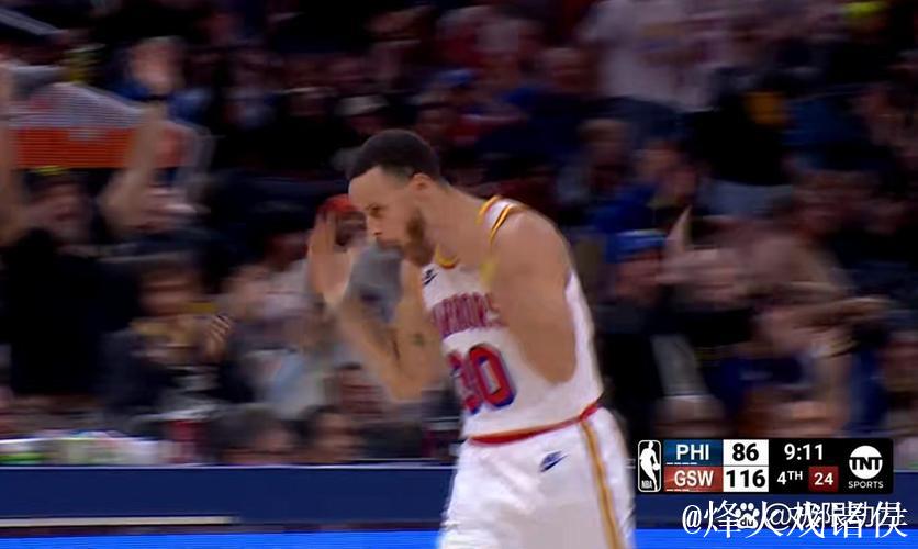 库里三分8中8轰30+10 勇士大胜76人回西部第九